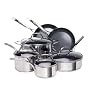 Farberware 71982 Earth Pan 10-Piece Stainless Steel Cookware Set
