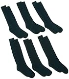 Jefferies Socks Boys 2-7 School Uniform Acrylic Cable Knee High 6 Pack