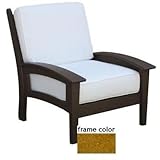 IMAGE OF Eagle One Recycled Plastic Newport Chair With Cushions - Cedar