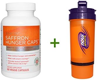 Rebody Safslim, Saffron Hunger Caps, 60 Veggie Caps, Now Foods, 3 in 1 Sports Shaker Bottle, 25 oz