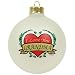 I LOVE YOU GRANDMA TRADITIONAL GLASS BALL CHRISTMAS ORNAMENT