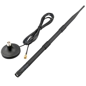 9dBi SMA OMNI-Directional High-Gain Screw-On Swivel Wifi Booster Antenna with Magnet Base... by 