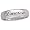 Personalized 5mm. Polished Sterling Silver Band with Name Outside- 8