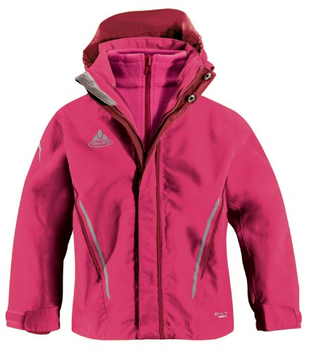 VAUDE Kinder Doppeljacke Campfire 3in1 II, raspberry, 140, 01306