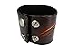 BrownBeans, Tattoo Design Brown Genuine Leather Wristband Cuff Bracelet (LBCT3043)