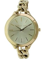 Michael Kors Slim Runway Chain Bracelet Watch, 42mm