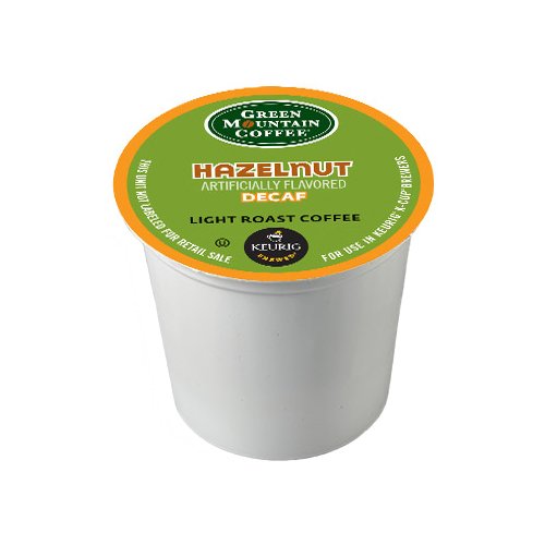 Green Mountain Coffee Hazelnut Decaf, Light Roasted, K-Cup Portion Pack for Keurig K-Cup Brewers, 24-Count