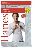 1-Pack Hanes Thermal Henley WM03CH