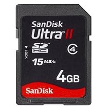 SanDisk Ultra II SDHC 4GB SD Memory Card (SDSDRH-004G-A11, US Retail Package)