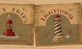 Beige Maritime Signs Wallpaper Border