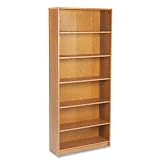 41FiOdnNEmL. SL160  HON : 1870 Series Bookcase, 6 Shelves, 36w x 11 1/2d x 84h, Medium Oak  :  Sold as 2 Packs of   1   /   Total of 2 Each