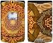 Golden Knotwork Design Protective Skin Decal Faceplate for Motorola RAZR V3xx Cell Phone