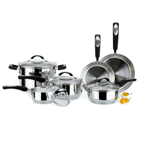 Revere 10-pc Stainless Steel Set with Tri-Ply Bottom product image