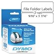 30277 260-labels 9/16 X 3-7/16 White File Folder Dymo Labelwriter