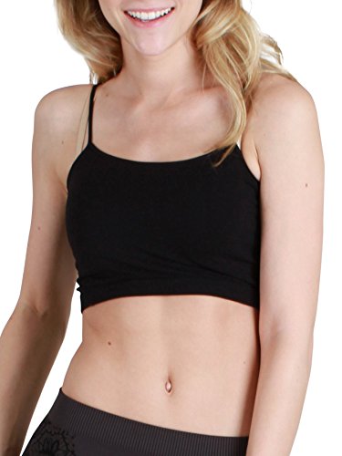 Nikibiki Seamless Bra Top, 6 Black, One Size