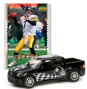 Pittsburgh Steelers - Ben Roethlisberger 2007 Upper Deck Collectibles NFL Ford SVT Adrenalin Concept with Card