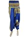 New Dark Blue Womens Bohemian Capri Baggy Yoga Hippy Genie Aladdin Harem Pants 38"