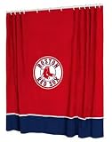 Boston Red Sox MVP Microsuede Shower Curtain
