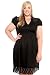 Torrid Plus Size Black Shirt Dress with Lace Trim
