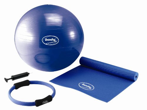 body coach Yoga-/ Pilates Set, blau/schwarz Preisvergleich