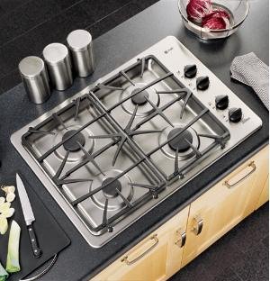 Ge Profile Jgp933sekss 30 Gas Cooktop With 4 Sealed Burners