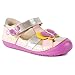 Momo Baby Girls First Walker/Toddler Butterfly Mary Jane Leather Sandals