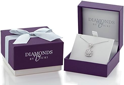 Diamonds By Vicki 0.34ct 14k White Gold Diamond Pave Necklace