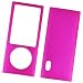 Apple iPod Nano 5 (5th Generation) Rubberized Snap-On Hard Case Protector Hot Pink