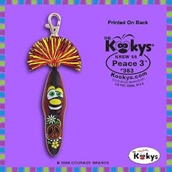 Kooky Klicker Pen Keychain Krew 55 Peace 3 New