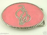 Baby Phat - NEW Trendy "BABY PHAT" Rhinestone Belt Buckle Pink