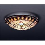 Artichoke Leaf 19 Wide Tiffany Ceiling Light