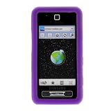 Dark Purple Rubber Silicone Skin Cover Case for T-Mobile Samsung Behold T919 Cell Phone