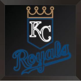 LAMPS BEAUTIFUL Kansas City Royals Better Than Neon Sports Sign with Energy Efficient LED Lights--Excellent customer service--see our feedback.