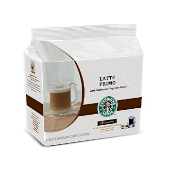 Set A Shopping Price Drop Alert For Starbucks Latte Primo, T-Discs for Tassimo Coffeemakers, 8 Count Packages (Pack of 2)