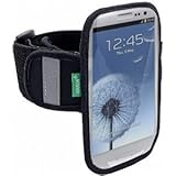 Arkon XXL Smartphone Workout Armband for Samsung Galaxy S3 S III, S2 S II, Galaxy Nexus, Skyrocket, Motorola Droid RAZR and More - Black