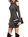 Haola Women's Long Sleeve Slim Fit Shoulder Off Sexy Party Stretch Bandage Dress
