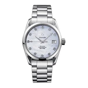 Omega Men's Seamaster Aqua Terra Automatic Chronometer Diamond Dial Watch #2504.75.00