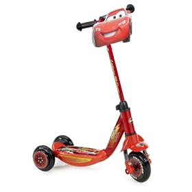Disney Cars' Lighting McQueen Light Up Juvenile 3-Wheel Scooter