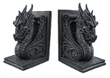 Gothic Dragon Bookends Midieval Book Ends Evil Medieval