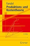 Produkt-Bild: Produktions- und Kostentheorie (Springer-Lehrbuch)