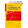 Produktions- und Kostentheorie (Springer-Lehrbuch)