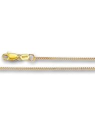 10K Yellow Gold Gourmette Chain - Width 1.0mm