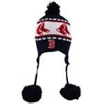 Boston Red Sox Navy Wendigo Beanie Hat/Cap with Ear Flaps