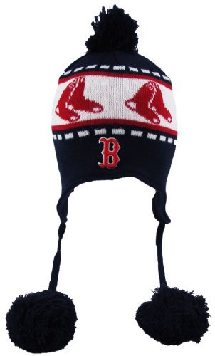 Boston Red Sox Navy Wendigo Beanie Hat/Cap with Ear Flaps