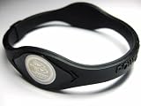 Power Balance Silicone Wristband Bracelet --(Color:black; Size: M)