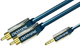 Clicktronic Advanced MP3 Adapterkabel (3,5mm Klinken-Stecker/2x Cinch-Stecker) 20 m