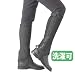 NORTON メッシュ ハーフチャップス ブラック 【乗馬用品】