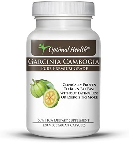 Powerful Professional Grade Garcinia Cambogia Just Released by Optimal Health To Get You The Maximum Benefit of this Powerful Herb | Clinically Proven | Third Party Quality Tested | Fast Weight Loss Without Exercising or Dieting | More Energy | Improved Mood | 800 mg Capsules | 90-day 100% Guarantee