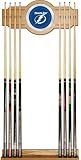 Tampa Bay Lightning Pool Cue Rack With Mirror