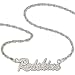Washington Redskins Stainless Steel Script Necklace